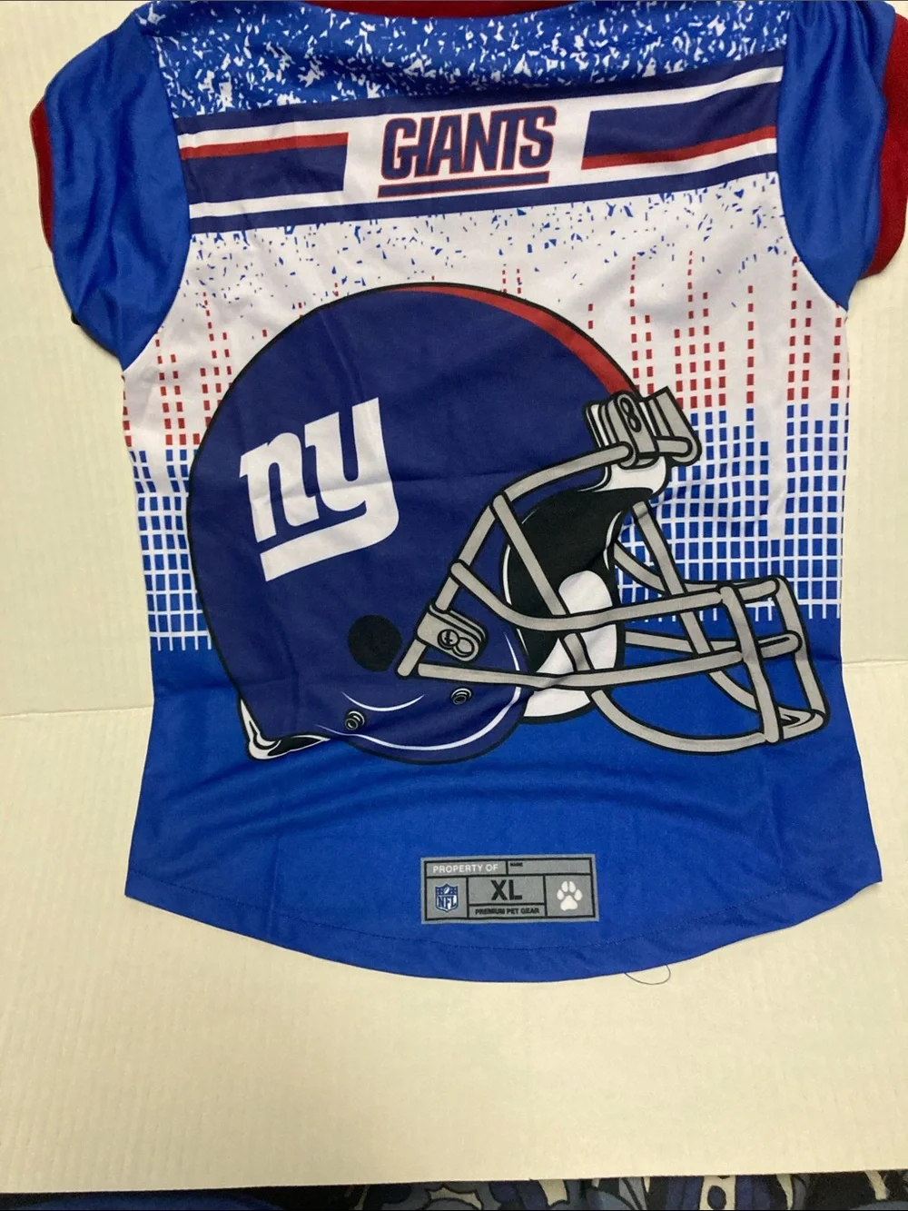 NFL Giants Dog Blue Tee